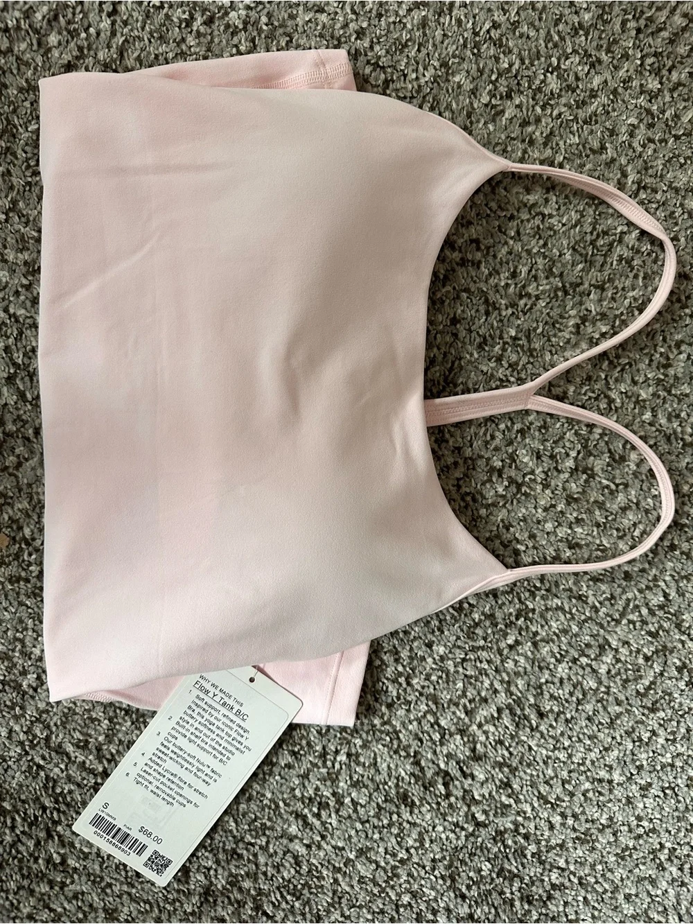 lululemon athletica Light Pink Y Tank